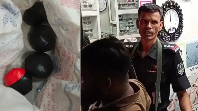 রাজধানীতে র‍্যাবের অভিযানে ৫টি ককটেল উদ্ধার, একজনকে আটক