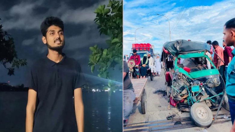 সড়ক দুর্ঘটনায় ববি শিক্ষার্থীর মৃত্যু, মহাসড়ক অবরোধ