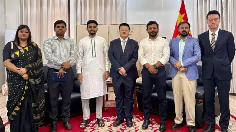 চীনা রাষ্ট্রদূতের সঙ্গে এনসিপির প্রতিনিধি দলের বৈঠক